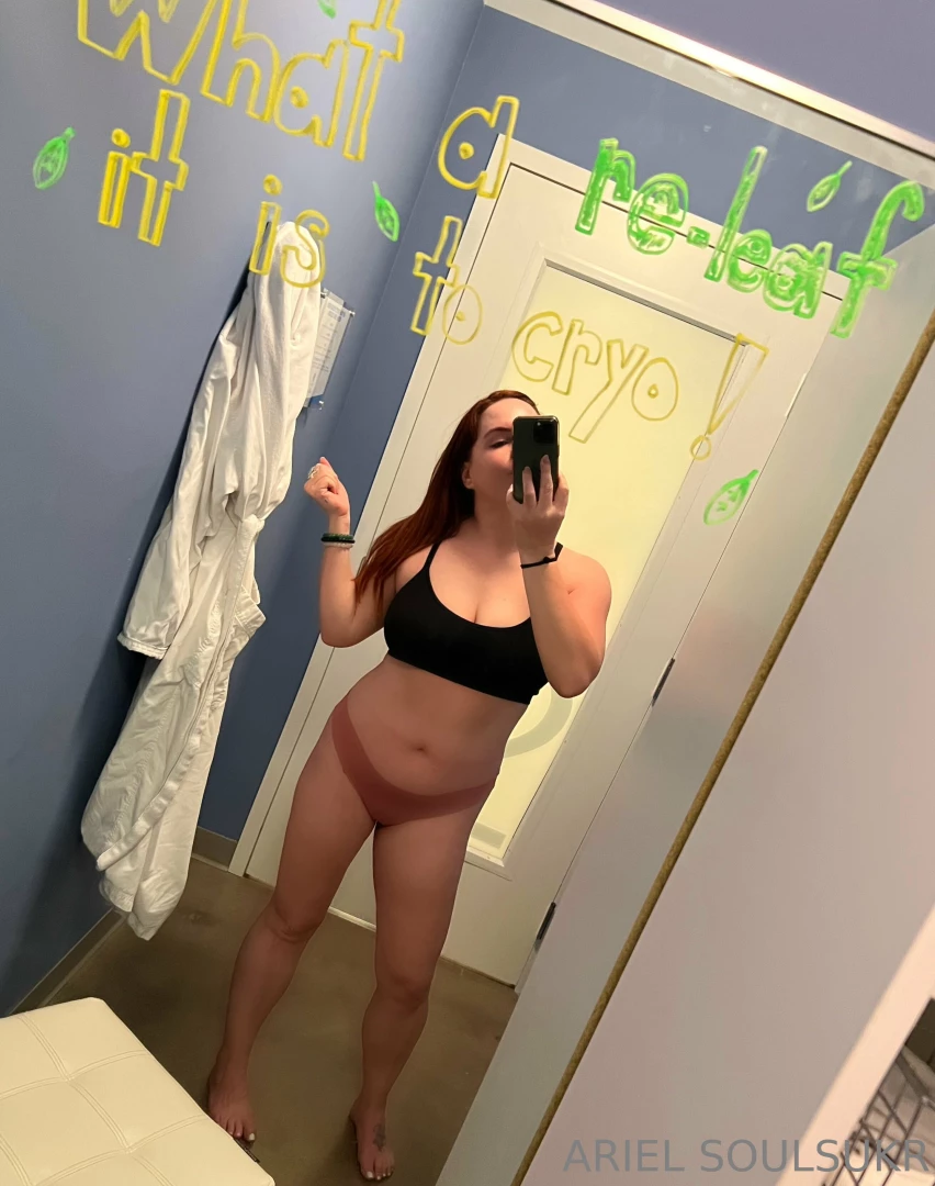 After all my fucking i like to heal my body with cryotherapy 