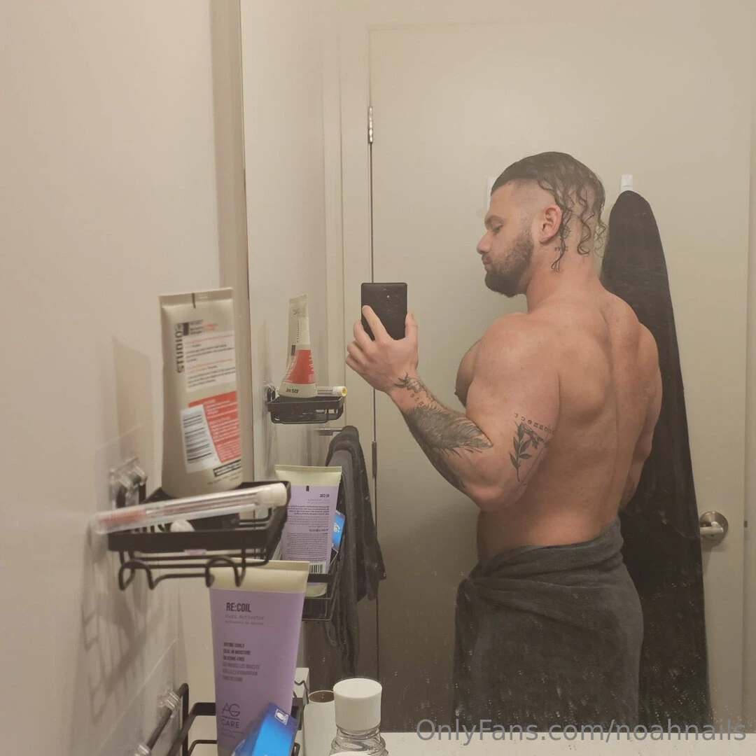 Post gym steamy shower 