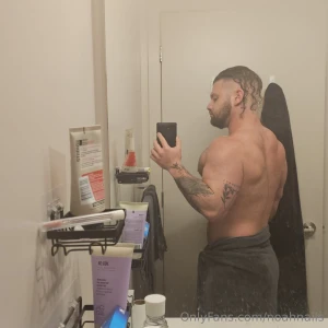 Post gym steamy shower