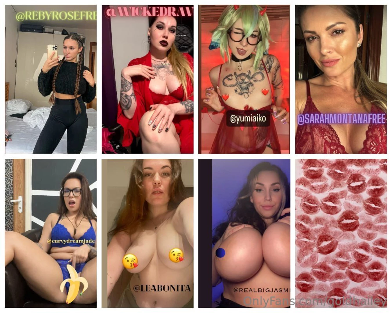 Rebyrosefree wickedraveen yumiaiko sarahmontanafree curvydreamjade 