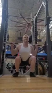 I started to get excited during leg day could you tell