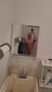 Shower break at work