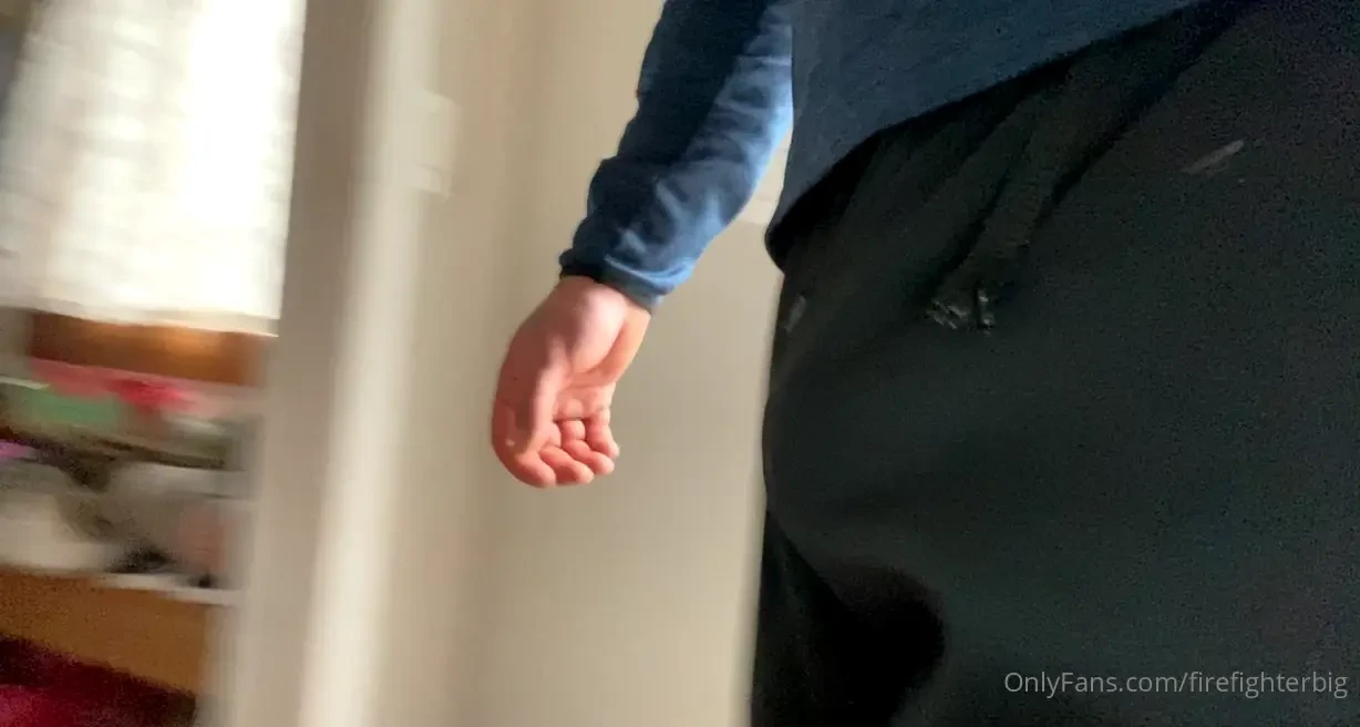 Just walking around the house 