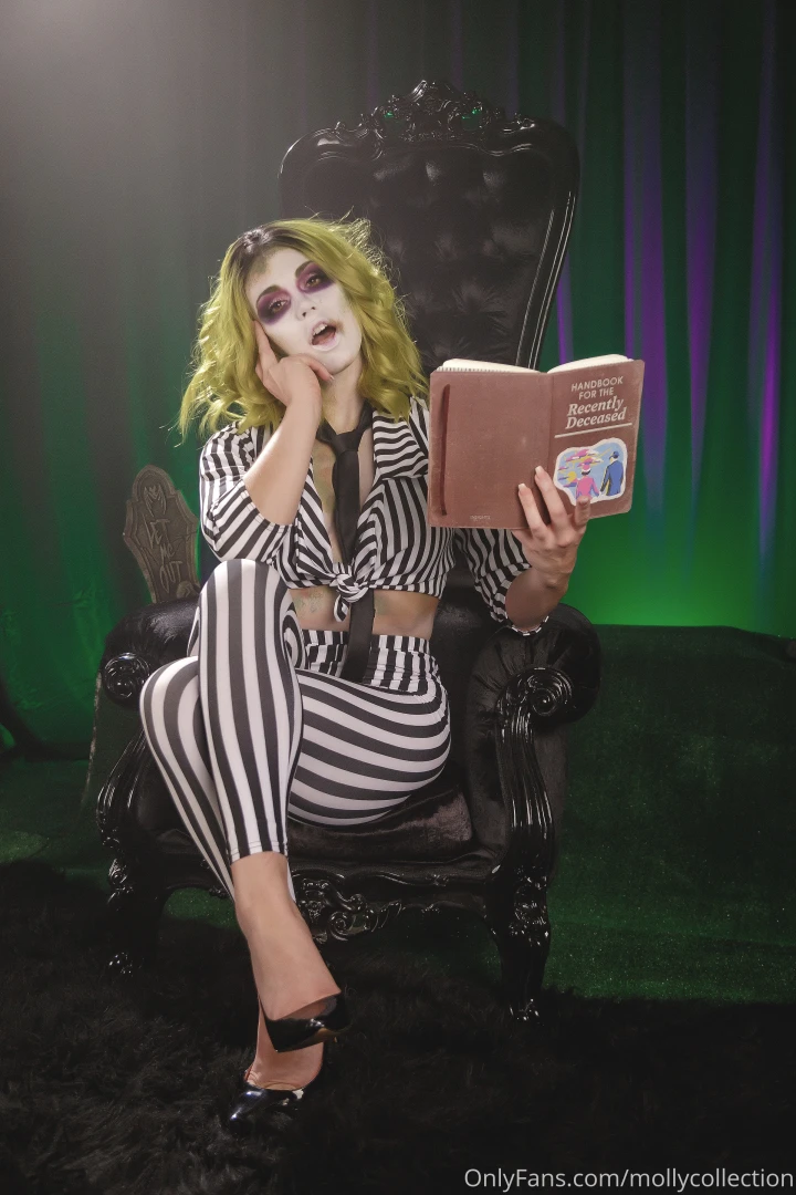 Black white and slightly haunted stripes 