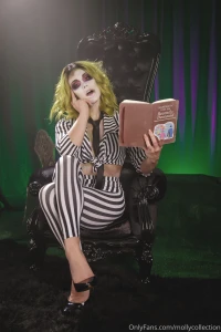 Black white and slightly haunted stripes