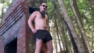 Left some dna in the woods you can sniff around for it if you d like