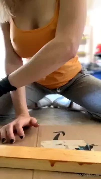 I think making a frame is much better with your tits out 