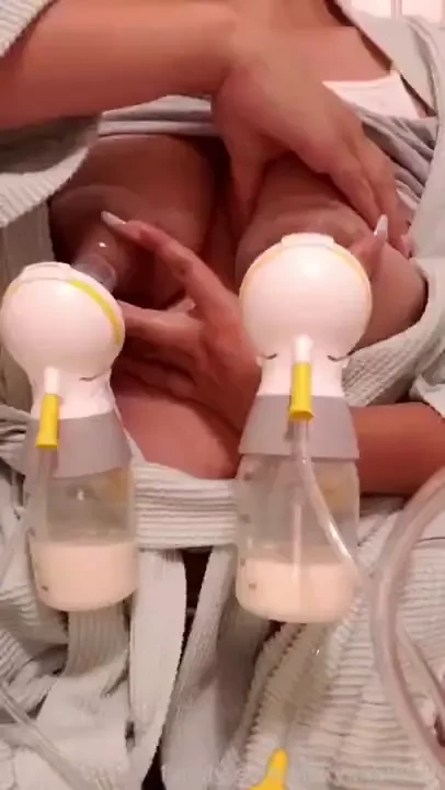 Pumping 5oz in 5 min lactation milk milky tits bigboobs lactating 