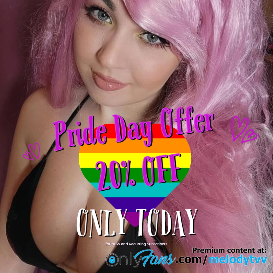 Melodytvv 20 resubs pride https onlyfans com melodytvv 