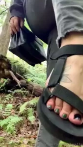 Would you worship my feet in the park