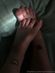 The natural lighting and shadows on my feet makes my mouth water