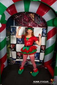 One of my many kinky christmas outfits this year a naughty elf with a part 5