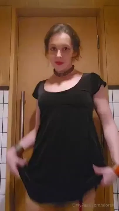 Sometimes when i go out i like to wear something naughty to make the 