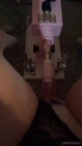 Omg i forgot to tell u that i got a new fuck machine