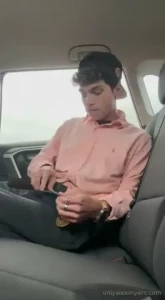 Pulled over to cum as a thank you for being a loyal subscriber enjoy