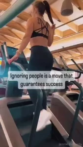 Ignoring people is a move that guarantees success