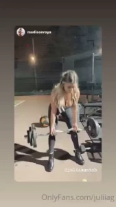 Deadlifting in jeans and boots