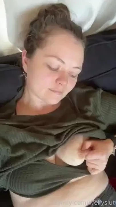 Milky time on the couch milf breastmilk lactation lactating natural 