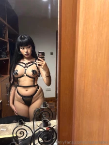 Looking slightly modest