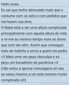 About these past few days a big sorry from me lt 3