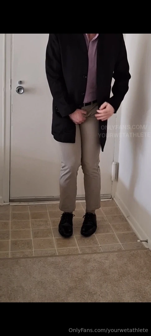 New video in the home wetting folder 48 purple shirts and haggar pants 