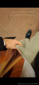 New video in the public wetting folder 63 leaking in khakis near cute