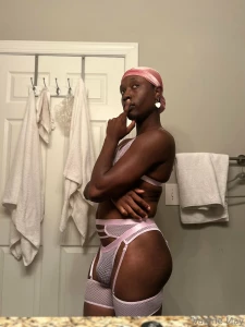 The way lace and fishnet lingerie feels carrying my dick and balls is part 19