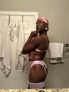 The way lace and fishnet lingerie feels carrying my dick and balls is part 13