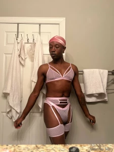 The way lace and fishnet lingerie feels carrying my dick and balls is part 6