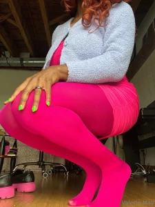 Like if you like me in tights something about this pink color getting part 5