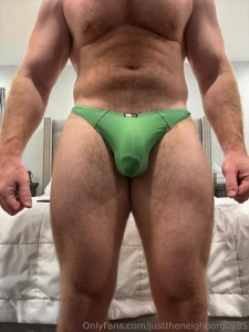 Green thong set and some long stroking hope to see you boys tonight on part 1