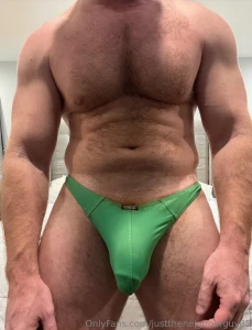 Green thong set and some long stroking hope to see you boys tonight on