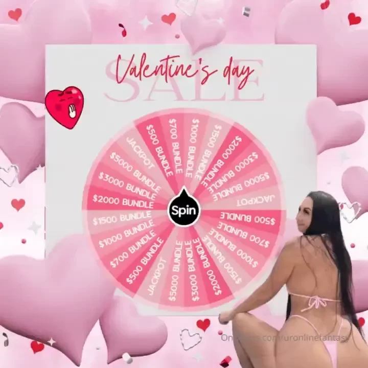 Valentine s day mega bundle sale - only 5 per spin - spin for me daddy 