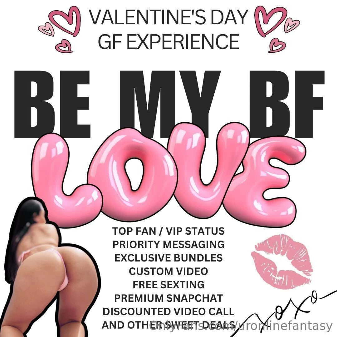 Be my bf for valentines day - baby i will spoil you with so many hot 