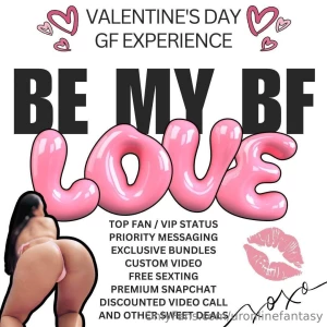 Be my bf for valentines day - baby i will spoil you with so many hot