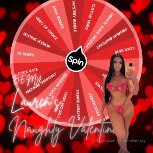 - let me show you my love with these naughty prizes - 1 spin 10 2