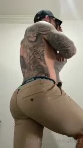 Teaser for this weeks video peeling off these sandy shorts to reveal