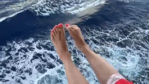 Rachel s vacation feet v 1 rachel just got back from a cruise and was