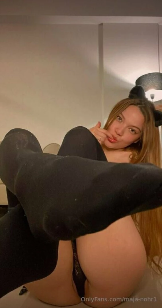 A volunteer to help me take off my socks 