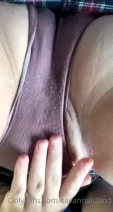 Daddy makes me that wet that it soaks through my panties swipe for the