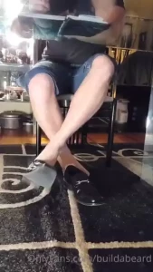 4-5 min vids foot play feet slide in and out of shoes ankles crossed i part 1