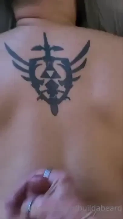 2 angle view me sitting on a nice cock he cums on my back 