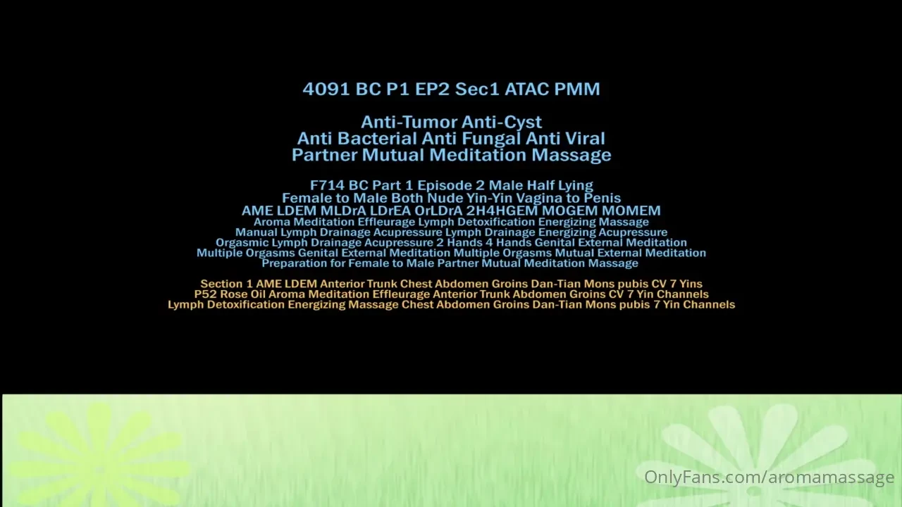 My partner makes me healthy happy and horny with pmmm massage pmmm 