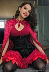 Poor little red got caught by the wolf let s hope she doesn t get