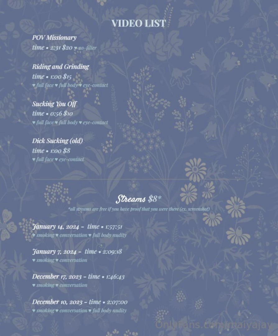 Here s my freshly updated video list it has all my new streams and part 3 