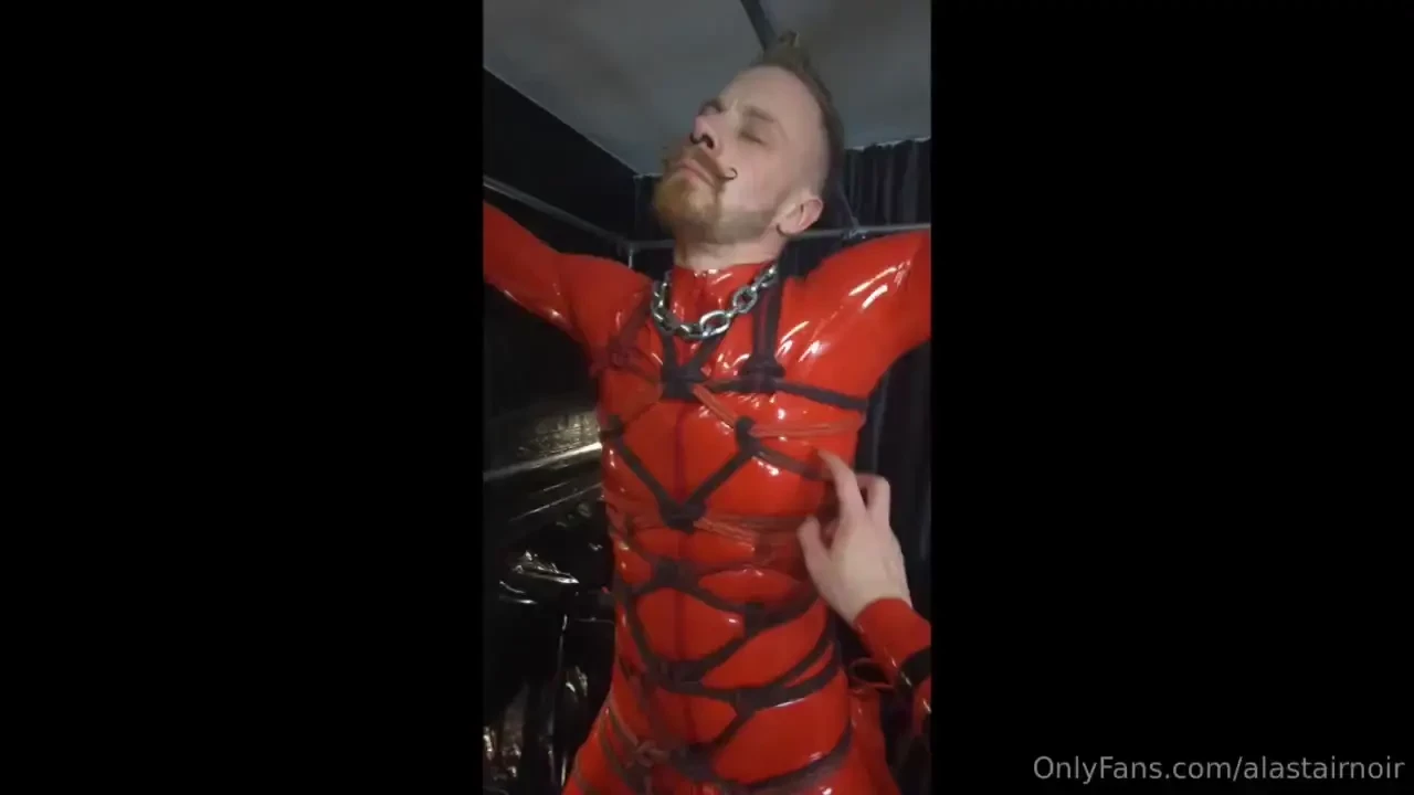 Part 4 an intense session with phantombondage restrained to my bed 