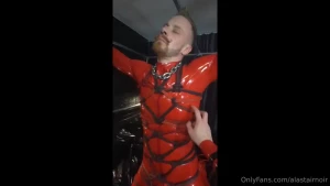 Part 4 an intense session with phantombondage restrained to my bed