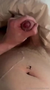 Showing off and cum shot part 1
