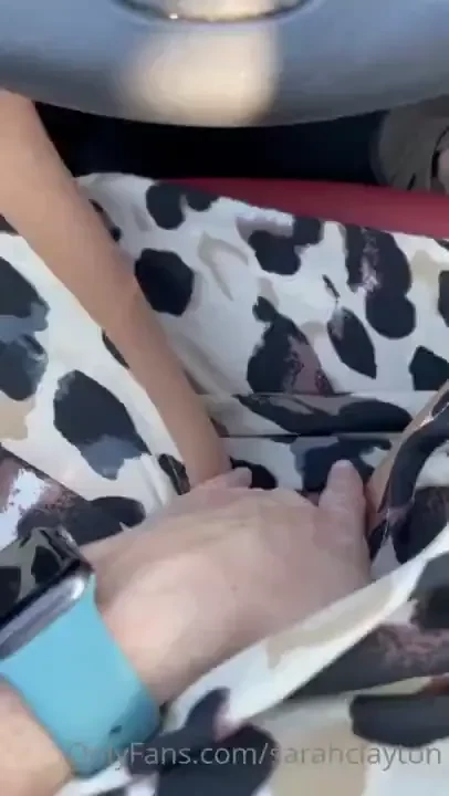 Moist part 3 of car fun -look how moist my fingers are i was so horny 