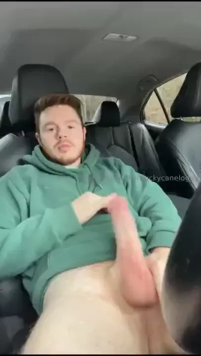 Who said carplay couldn t be fun i m playing with my rock hard cock in 